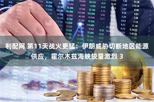 利配网 第11天战火更猛：伊朗威胁切断地区能源供应，霍尔木兹海峡较量激烈 3