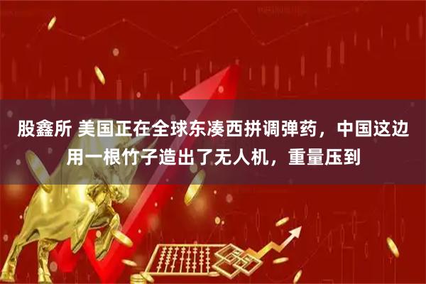 股鑫所 美国正在全球东凑西拼调弹药，中国这边用一根竹子造出了无人机，重量压到